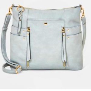 VR NYC Braided Crossbody Bag - Blue